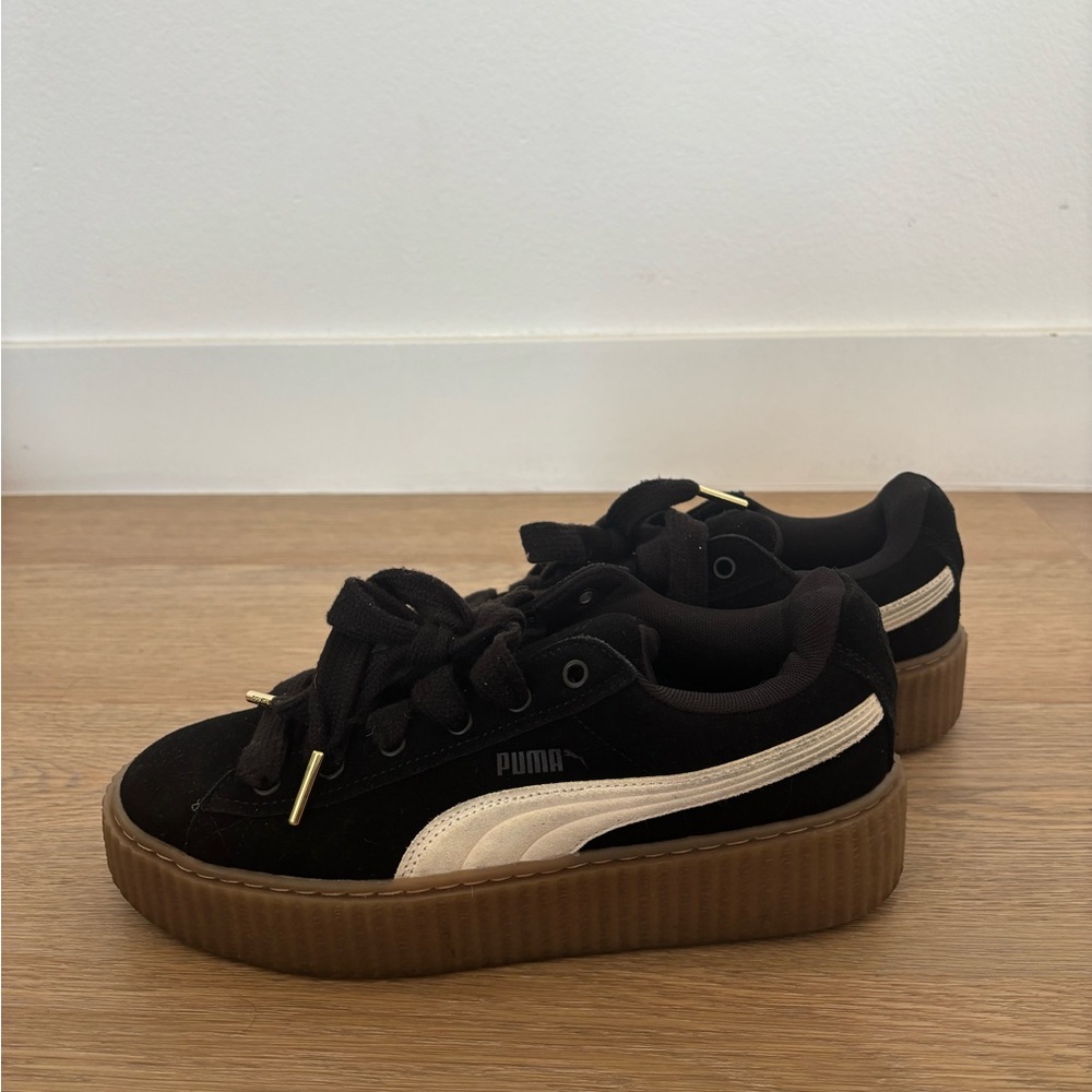 Fenty x Puma Creepers – Black Suede w/ White Stripe